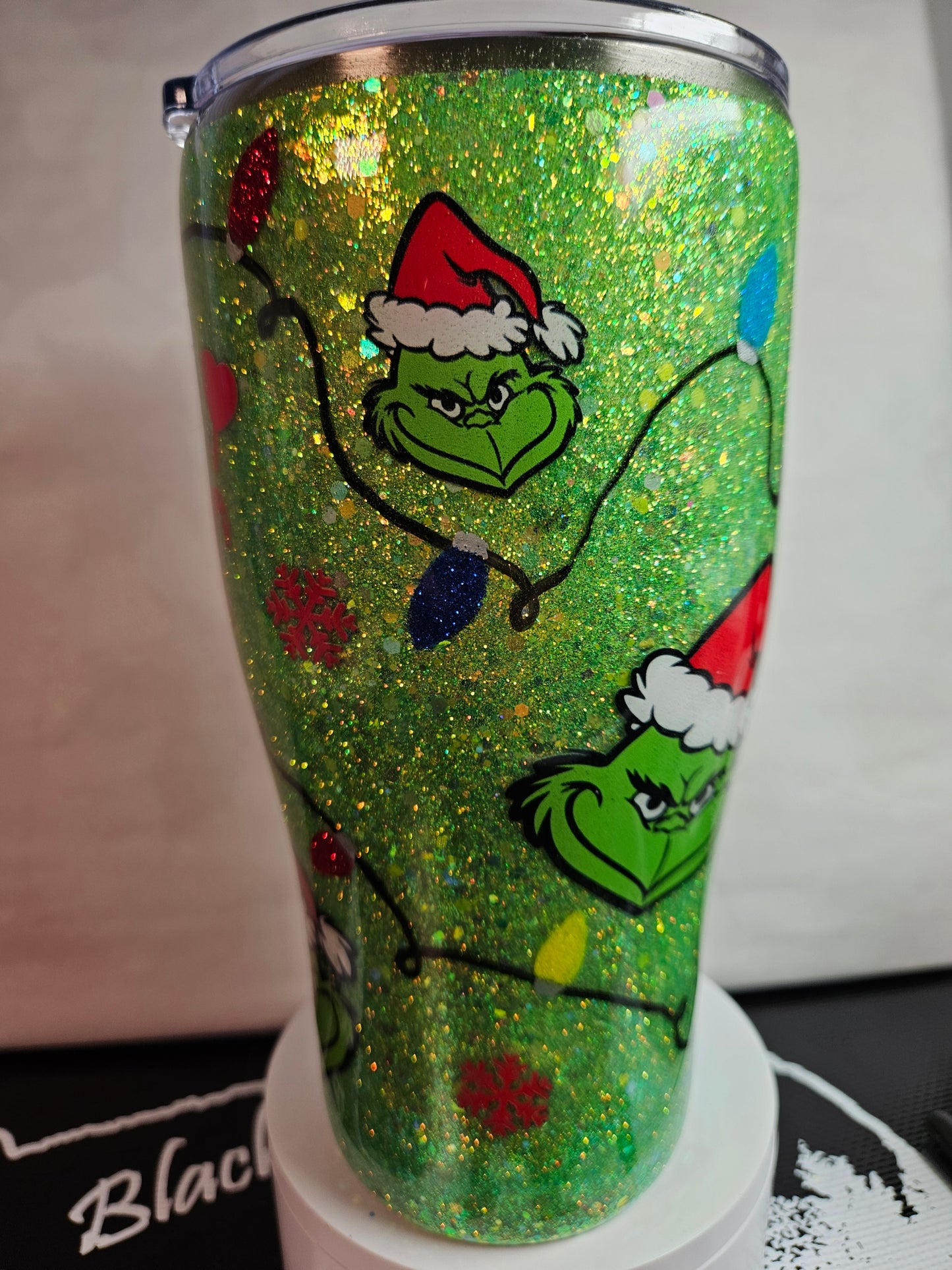 30 oz. Modern Curve Grinch Tumbler Christmas